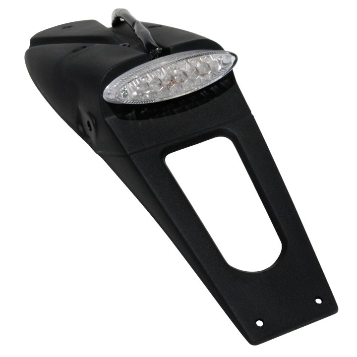 Bakljushållare/Licensplatshållare Universal Röd/Svart UFO LIC PL HOLDER W LED LIGHT – bild 2