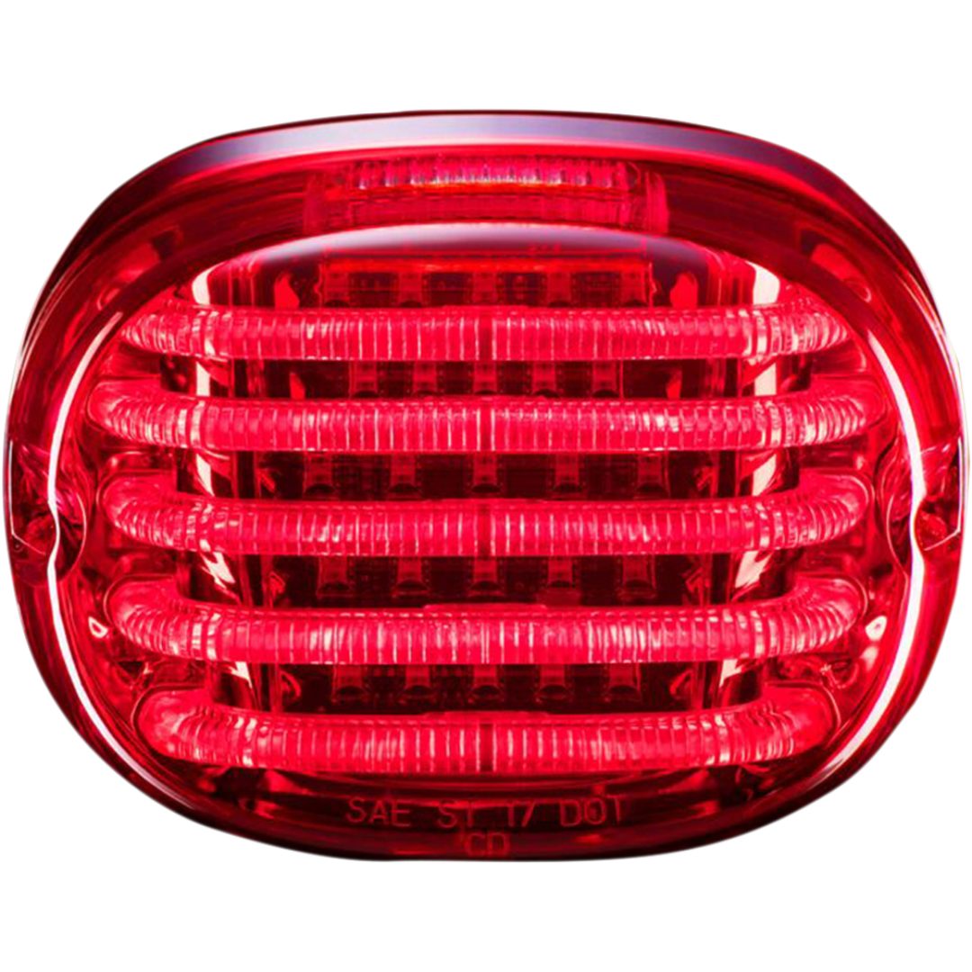 Bakljuskit Probeam® Squareback Led Klar/Röd CUSTOM DYNAMICS Med glas nertill för ljus på nummerplåt – bild 3