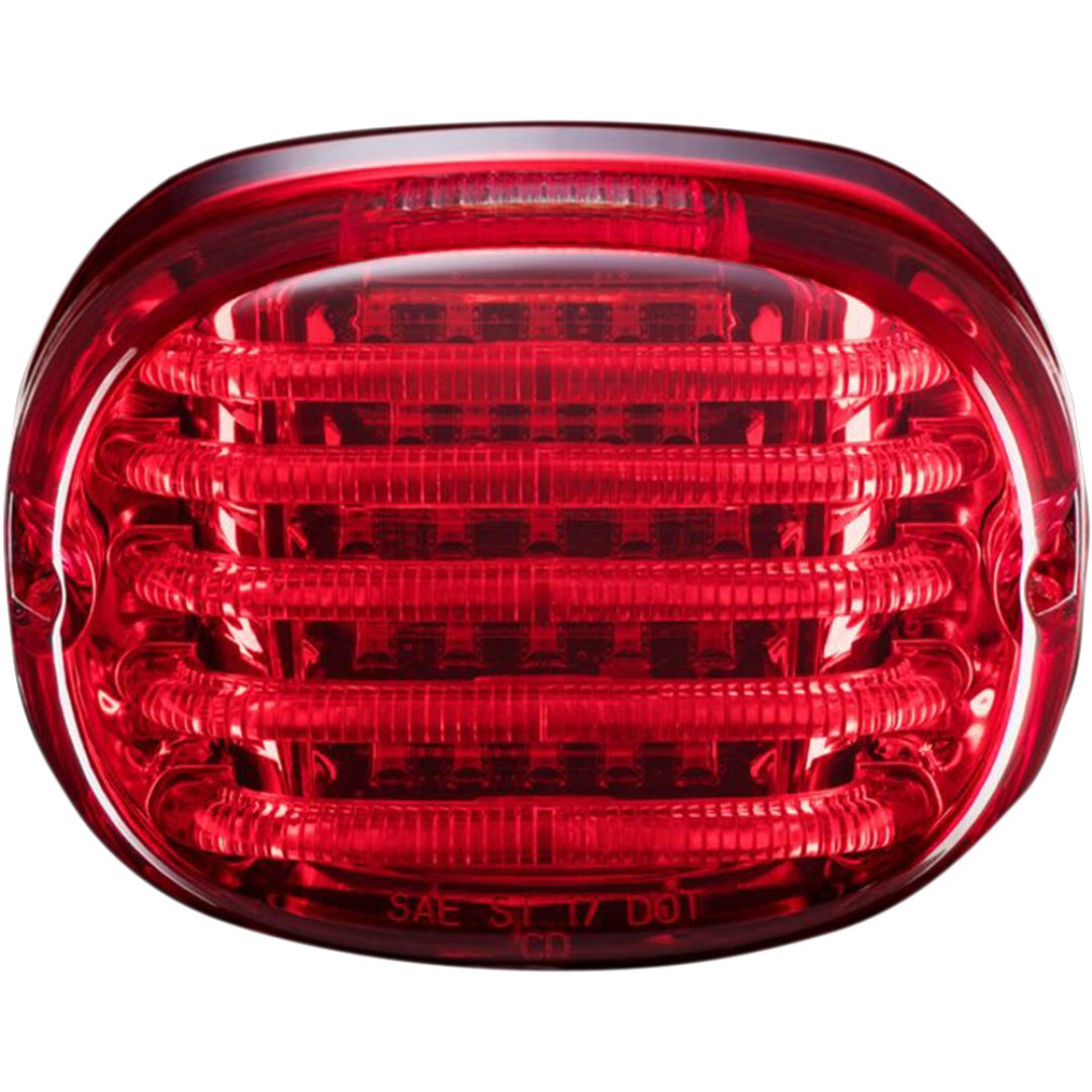 Bakljuskit Probeam® Squareback Led Klar/Röd CUSTOM DYNAMICS Med glas nertill för ljus på nummerplåt – bild 2