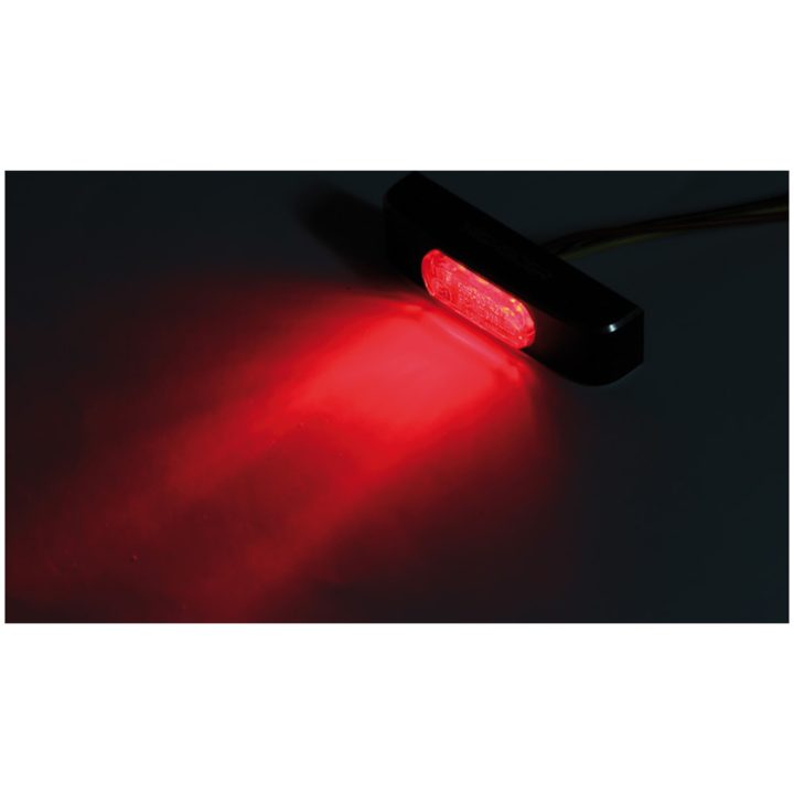 Baklykta Conero T2 LED Svart/Röd HIGHSIDER – bild 6