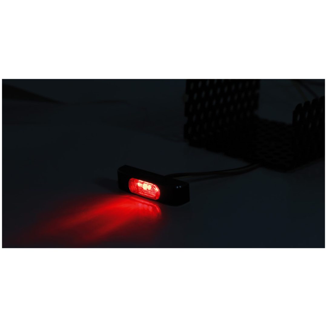 Baklykta Conero T2 LED Svart/Röd HIGHSIDER – bild 5