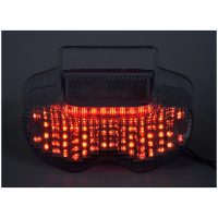 Baklykta LED med integrerade blinkers Genomskinlig BIHR