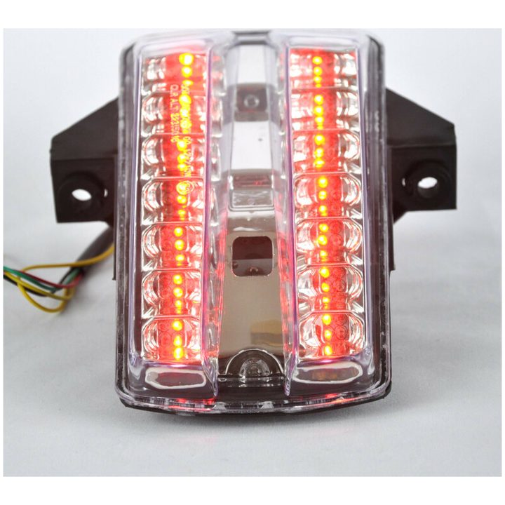 Baklykta LED med integrerade blinkers Genomskinlig BIHR – bild 2