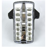 Baklykta LED med integrerade blinkers Genomskinlig BIHR