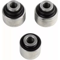 Bakre Fjädringsknut Kit Svart/chrome MOOSE RACING