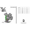 Bakre Fotstöd Rct10gt Svart GILLES TOOLING – miniatyr 3