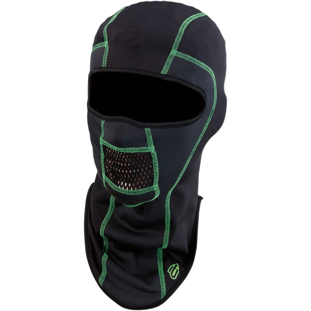 Balaklava Pro Stretch Plus Svart/Grön ARCTIVA Small/Medium
