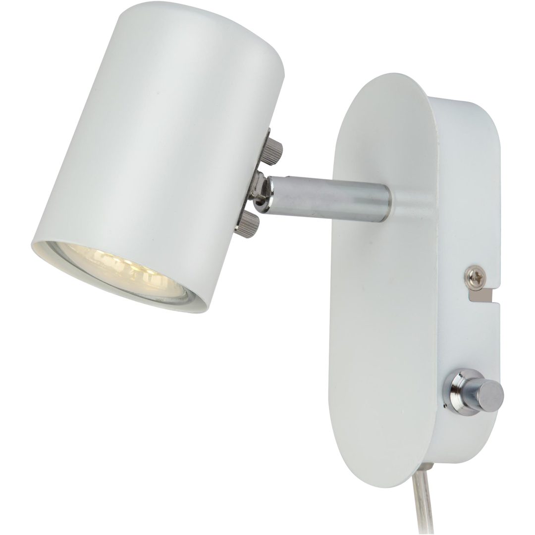 Balder Vägglampa, Vit/krom ANETA HOME Sockel GU10 Vit /Krom