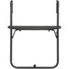 Balkongbord brun 60x64x83,5 cm plast konstrotting vidaXL – miniatyr 2