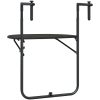 Balkongbord brun 60x64x83,5 cm plast konstrotting vidaXL – miniatyr 4