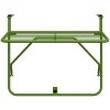 Balkongbord grön 60x40 cm stål vidaXL – miniatyr 5
