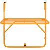 Balkongbord gul 60x40 cm stål vidaXL – miniatyr 3