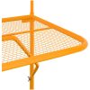 Balkongbord gul 60x40 cm stål vidaXL – miniatyr 6