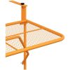 Balkongbord gul 60x40 cm stål vidaXL – miniatyr 10