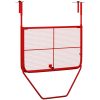Balkongbord röd 60x40 cm stål vidaXL – miniatyr 5