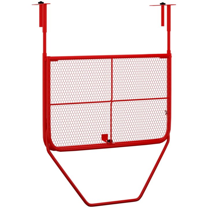Balkongbord röd 60x40 cm stål vidaXL – bild 5