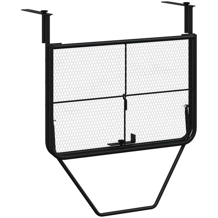 Balkongbord svart 60x40 cm stål vidaXL – bild 5