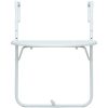 Balkongbord vit 60x64x83,5 cm plast konstrotting vidaXL – miniatyr 2