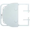 Balkongbord vit 60x64x83,5 cm plast konstrotting vidaXL – miniatyr 6