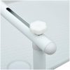 Balkongbord vit 60x64x83,5 cm plast konstrotting vidaXL – miniatyr 7