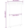 Balkongmarkis blå vidaXL 125 x 250 cm – miniatyr 10