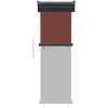 Balkongmarkis brun vidaXL 65 x 250 cm – miniatyr 5
