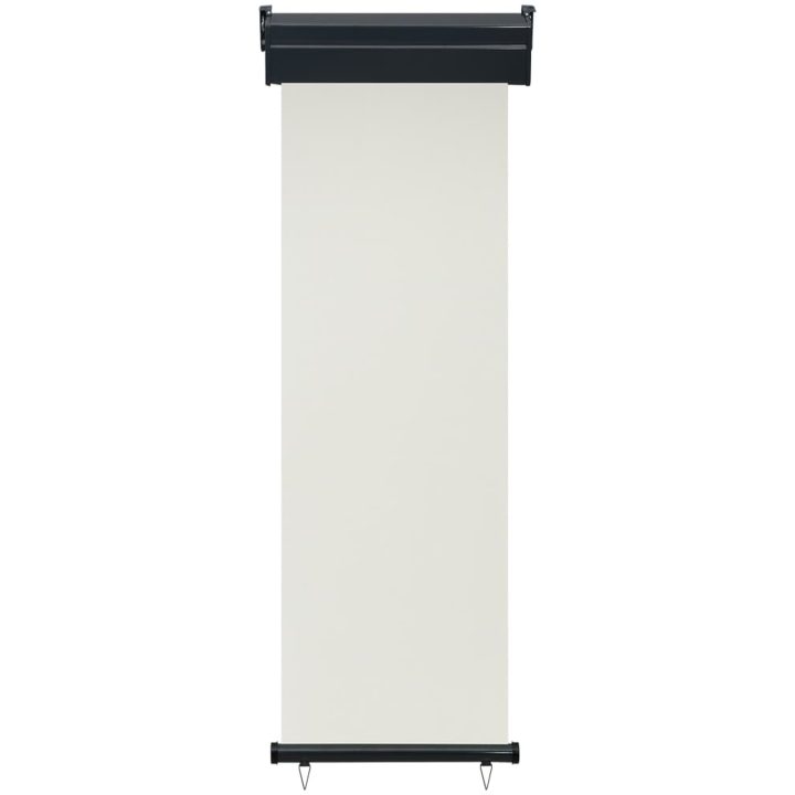 Balkongmarkis gräddvit vidaXL 65 x 250 cm – bild 2