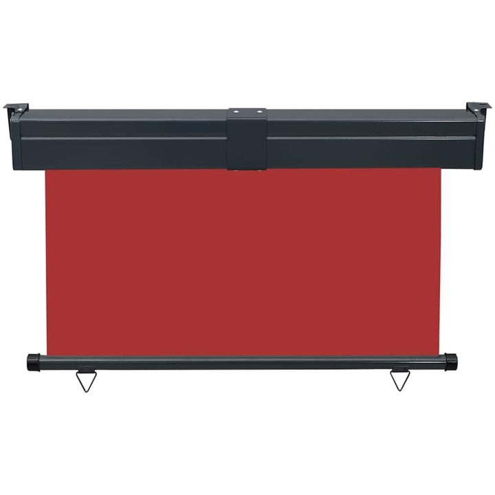 Balkongmarkis röd vidaXL 125 x 250 cm – bild 4