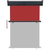 Balkongmarkis röd vidaXL 125 x 250 cm – miniatyr 5