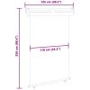 Balkongmarkis röd vidaXL 125 x 250 cm – miniatyr 10