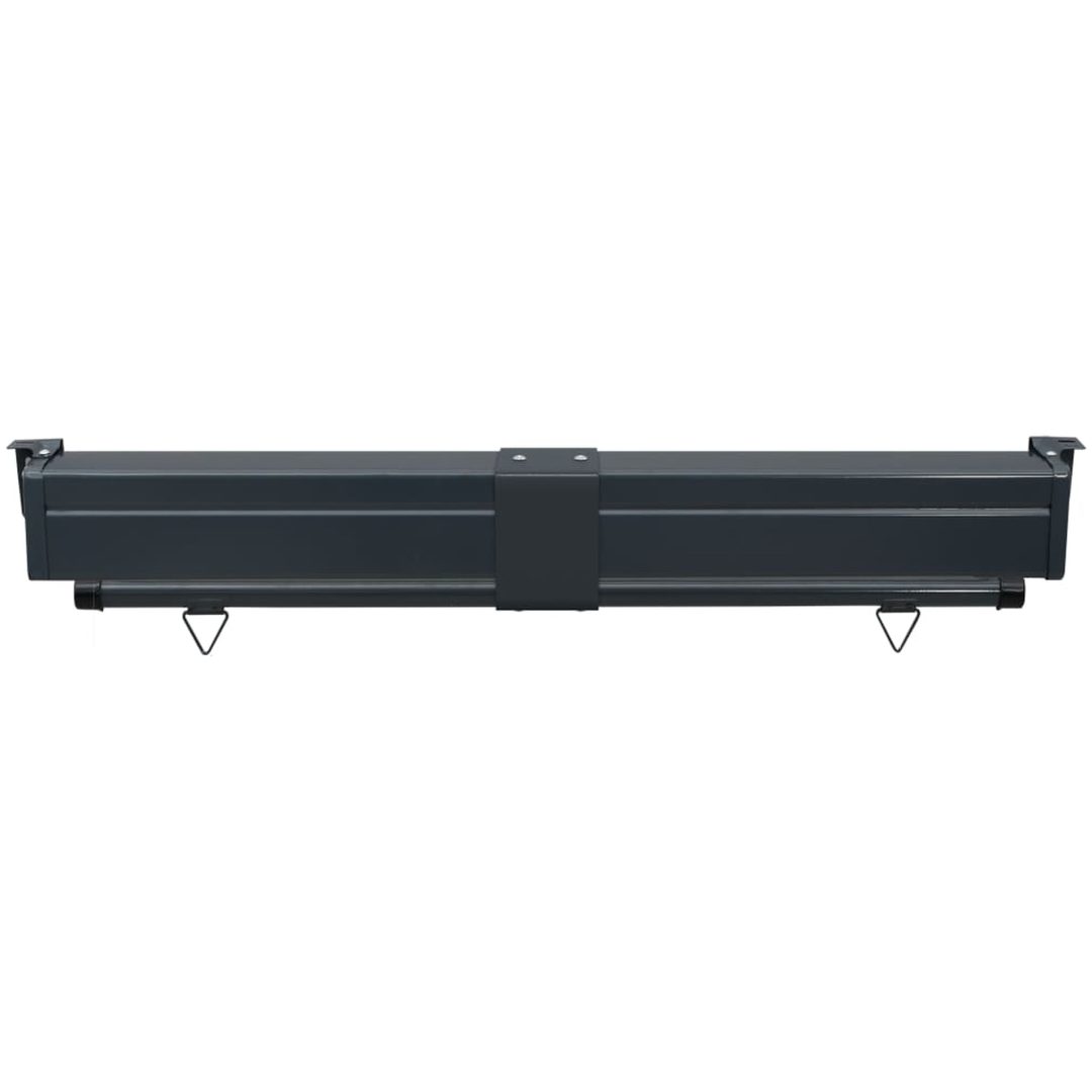 Balkongmarkis svart vidaXL 125 x 250 cm – bild 6