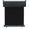 Balkongmarkis svart vidaXL 65 x 250 cm – miniatyr 4