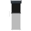 Balkongmarkis svart vidaXL 65 x 250 cm – miniatyr 5