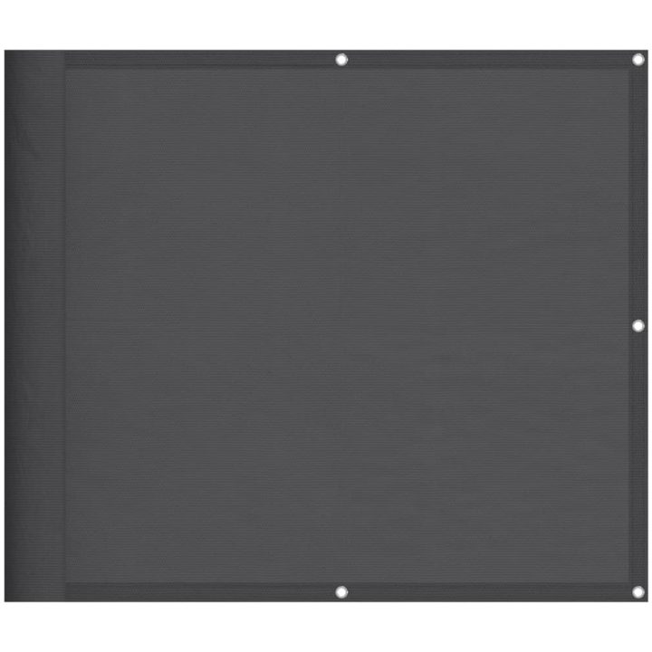 Balkongskärm antracit 100% polyester oxford vidaXL 90 x 800 cm – bild 2