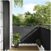Balkongskärm antracit 100% polyester oxford vidaXL 90 x 800 cm – miniatyr 1