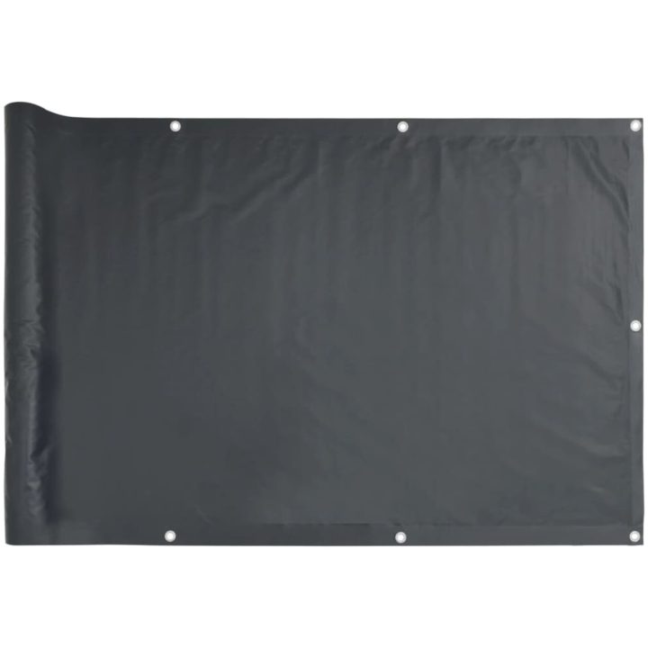 Balkongskärm antracit oxfordtyg vidaXL 75 x 300 cm – bild 2
