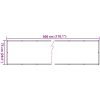 Balkongskärm antracit oxfordtyg vidaXL 75 x 300 cm – miniatyr 6