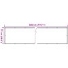 Balkongskärm beige oxfordtyg vidaXL 75 x 300 cm – miniatyr 6