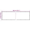 Balkongskärm beige oxfordtyg vidaXL 90 x 300 cm – miniatyr 6