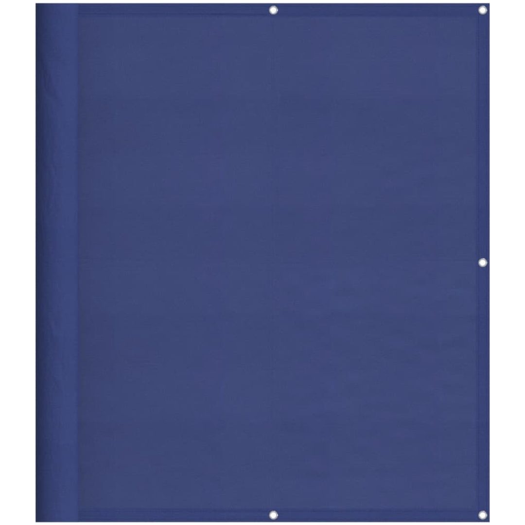 Balkongskärm blå 100% polyester oxford vidaXL 120 x 700 cm – bild 2