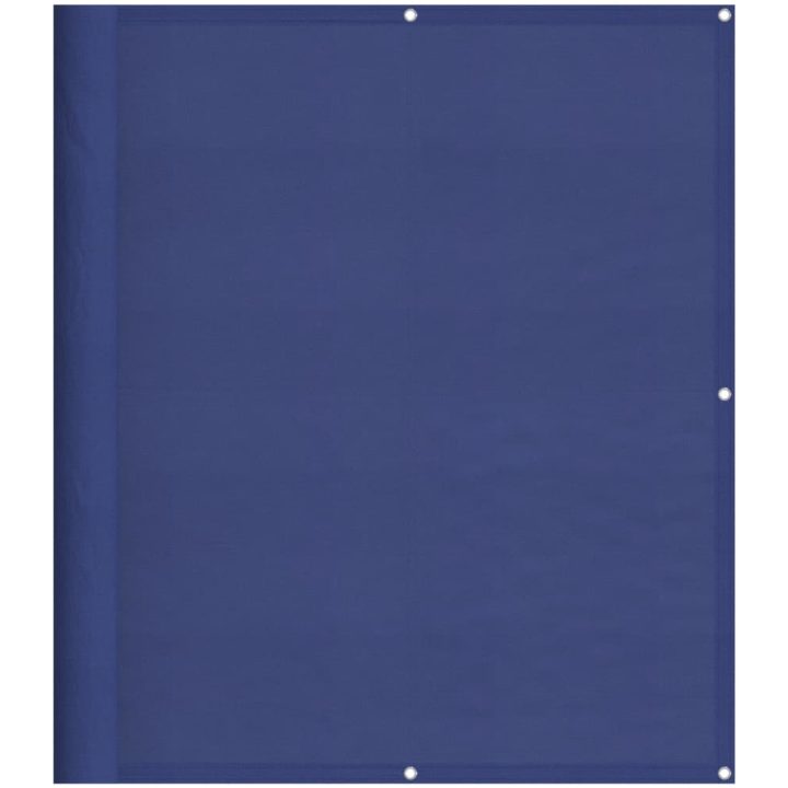 Balkongskärm blå 100% polyester oxford vidaXL 120 x 700 cm – bild 2