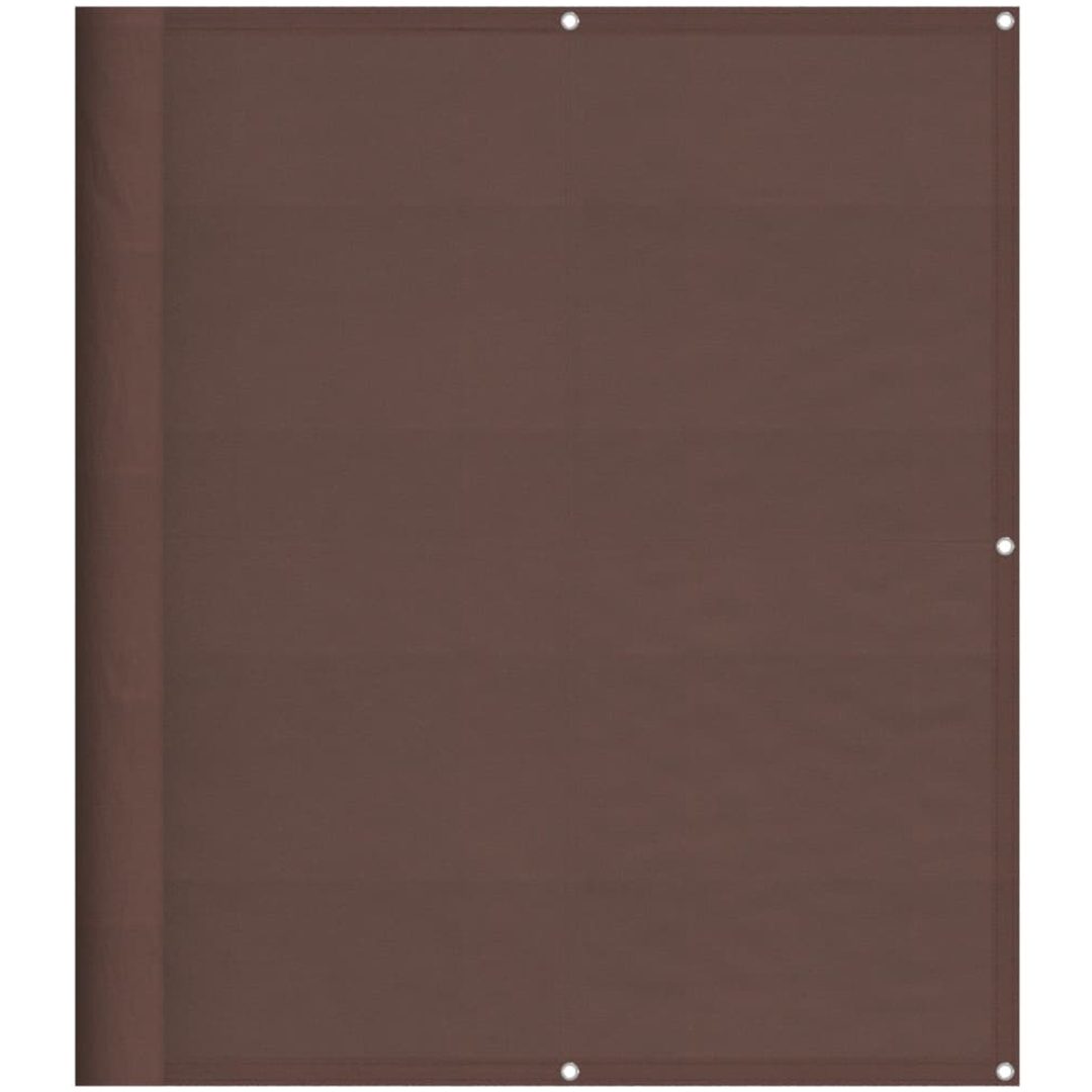 Balkongskärm brun 100% polyester oxford vidaXL 120 x 700 cm – bild 2