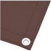 Balkongskärm brun 100% polyester oxford vidaXL 120 x 700 cm – miniatyr 4