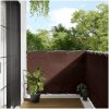 Balkongskärm brun 100% polyester oxford vidaXL 120 x 700 cm – miniatyr 1