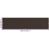Balkongskärm brun HDPE vidaXL 75 x 300 cm – miniatyr 5