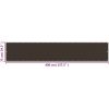Balkongskärm brun HDPE vidaXL 75 x 400 cm – miniatyr 5