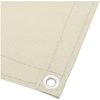 Balkongskärm gräddvit 100% polyester oxford vidaXL 75 x 800 cm – miniatyr 3