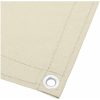 Balkongskärm gräddvit 100% polyester oxford vidaXL 90 x 800 cm – miniatyr 3