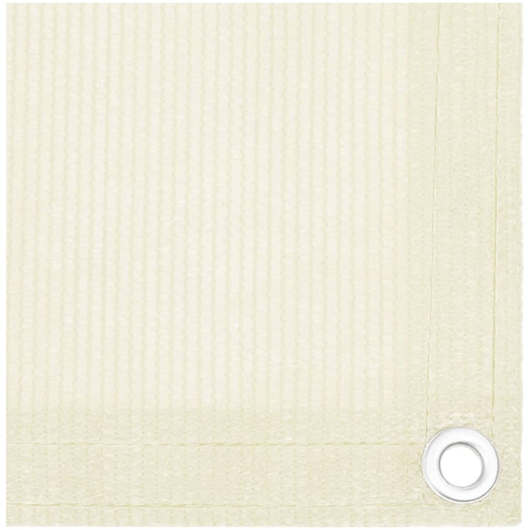 Balkongskärm gräddvit HDPE vidaXL 90 x 300 cm – bild 2