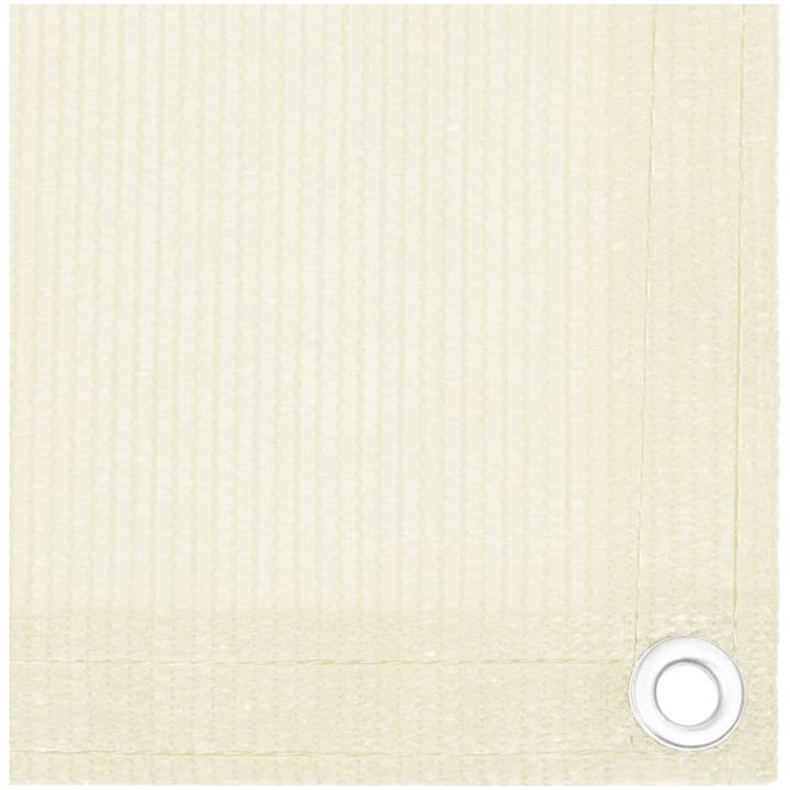 Balkongskärm gräddvit HDPE vidaXL 90 x 300 cm – bild 2